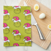 Linge De Cuisine The Grinch in Pink Santa Hat (Quart Plié)