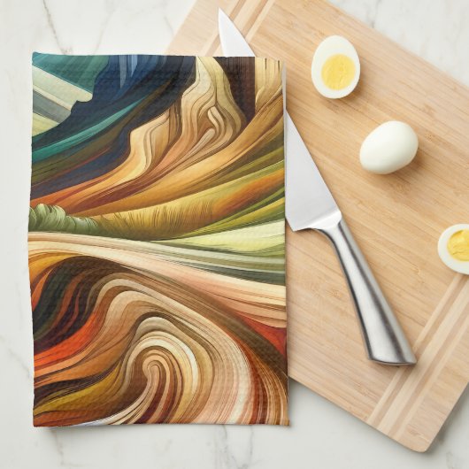 Linge De Cuisine The Mountains   (Quart Plié)