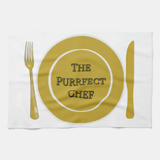 Linge De Cuisine The Purrfect Chef- Funny Kitchen Towels