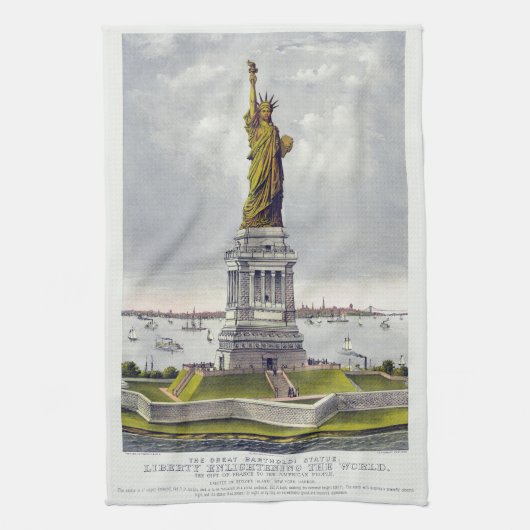 Linge De Cuisine The Statue of Liberty, The Great Bartholdi Statue (Vertical)