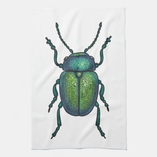 Linge De Cuisine The tansy beetle (Vertical)