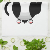 Linge De Cuisine Théière qui ressemble à un pingouin (Plié)