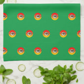Linge De Cuisine Théière verte de cuisine (Plié)