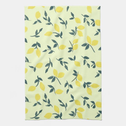 Linge De Cuisine Thème Citron (Vertical)