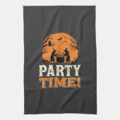 Linge De Cuisine Thème de fête d'Halloween Sorcière Chaudron Design (Vertical)