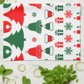 Linge De Cuisine Thème de Noël (Plié)
