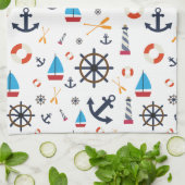 Linge De Cuisine Thème nautique Thunder_Cove  (Plié)