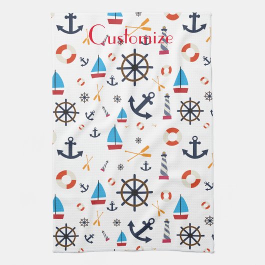 Linge De Cuisine Thème nautique Thunder_Cove  (Vertical)