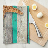 Linge De Cuisine Thème Plage Starfish Mariage Rustique (Quart Plié)