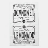 Linge De Cuisine Thème Rétro Citron Frais (Vertical)