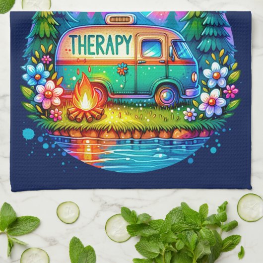 Linge De Cuisine Thérapie de camping (Plié)