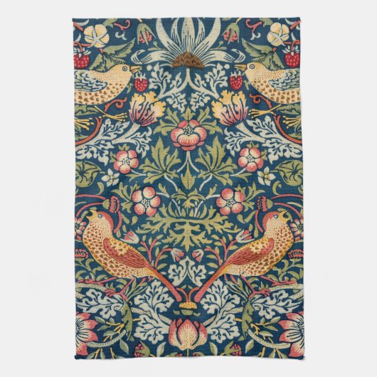 Linge De Cuisine Thief de fraises par William Morris (Vertical)