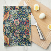 Linge De Cuisine Thief de fraises par William Morris (Quart Plié)