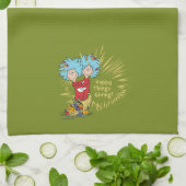 Linge De Cuisine Thing One Thing Two Joyeux Things-Giving ! (Plié)