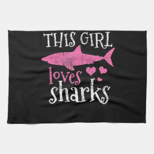Linge De Cuisine This Girl Loves Sharks