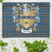Linge De Cuisine Thompson Family Crest et Tartan (irlandais) (Plié)