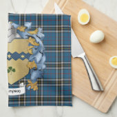 Linge De Cuisine Thompson Family Crest et Tartan (irlandais) (Quart Plié)