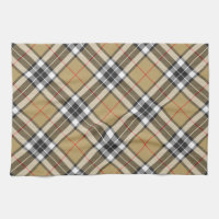Thomson Camel Tartan Plaid Family Mode Motif