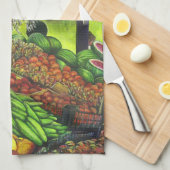 Linge De Cuisine Threads communs des interactions humaines (Quart Plié)