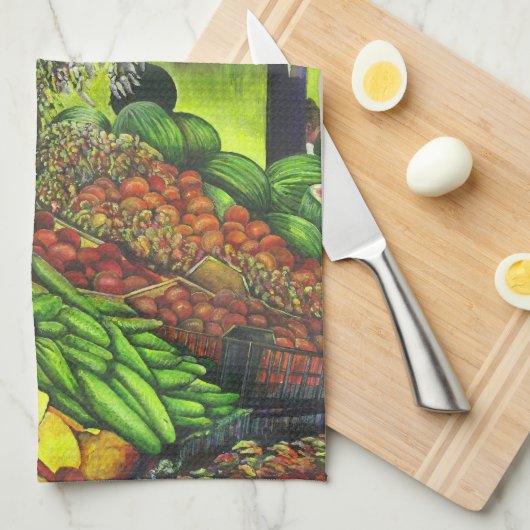 Linge De Cuisine Threads communs des interactions humaines, Budapes (Quart Plié)