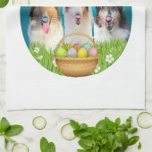 Linge De Cuisine Three Collie Bunny (Plié)