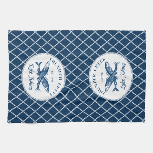 Linge De Cuisine Thunder Creek | Pêche au lac (Horizontal)