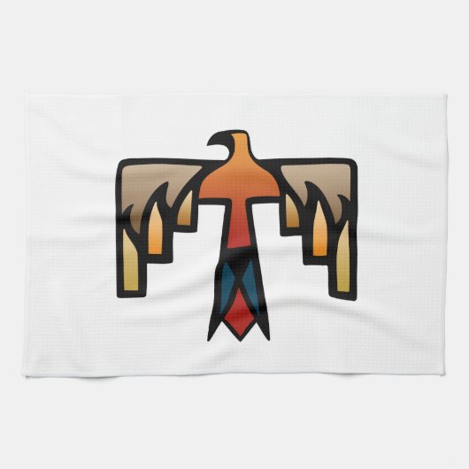 Linge De Cuisine Thunderbird - symbole indien indigène (Horizontal)