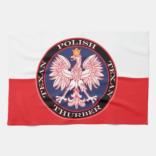 Linge De Cuisine Thurber Round polonais Texan (Horizontal)