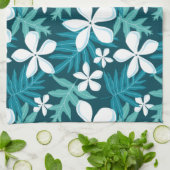 LINGE DE CUISINE TIARE (TURQUOISE) (Plié)