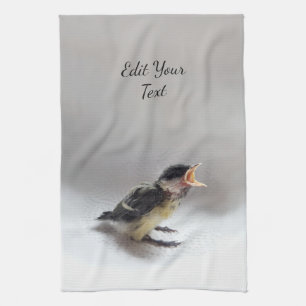 Linge De Cuisine Tidi mon oiseau le Mésange charbonnière
