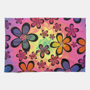 Linge De Cuisine tiedye floral