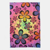 Linge De Cuisine tiedye floral (Vertical)