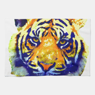 Linge De Cuisine Tiger Eyes Pop Art