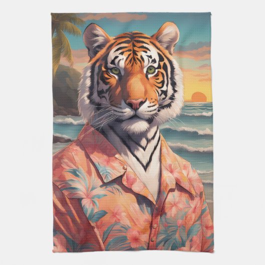 Linge De Cuisine Tiger Holiday (Vertical)