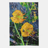 Linge De Cuisine Tiger Lily (Vertical)