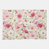 Linge De Cuisine Tiges de fleurs de cosmos aérées (Horizontal)