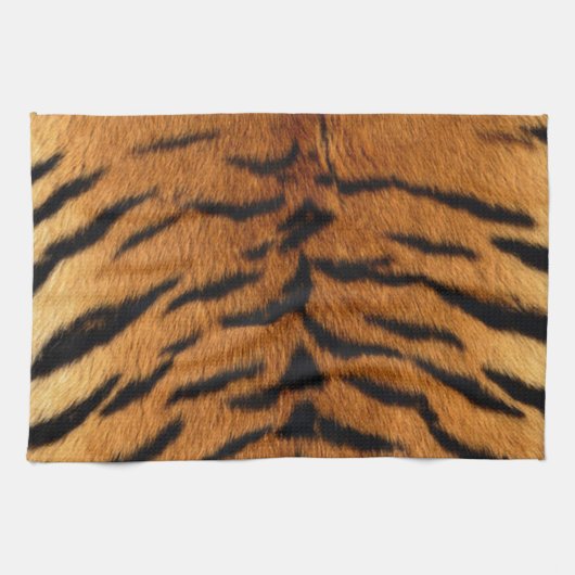 Linge De Cuisine Tigre animal de la jungle tribale Imprimer (Horizontal)