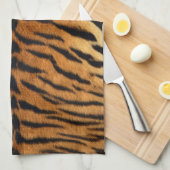 Linge De Cuisine Tigre de fourrure d'animal de la jungle tribale Im (Quart Plié)