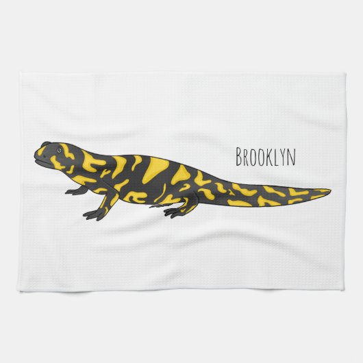 Linge De Cuisine Tigre salamandre (Horizontal)
