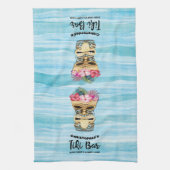 Linge De Cuisine  Tiki Bar Party Monogrammé (Vertical)