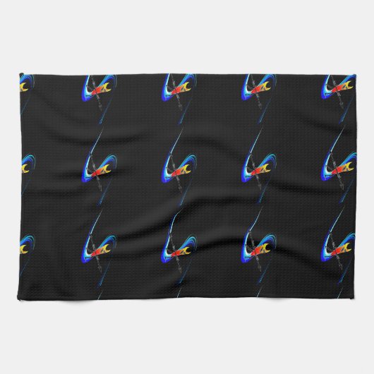 Linge De Cuisine Tiki Surfer (Horizontal)