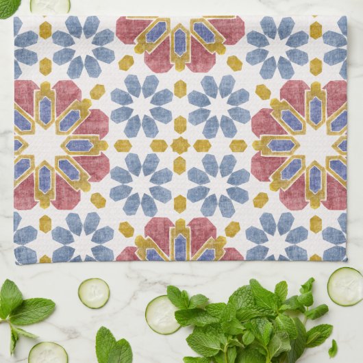 Linge De Cuisine Tile marocaine (Plié)