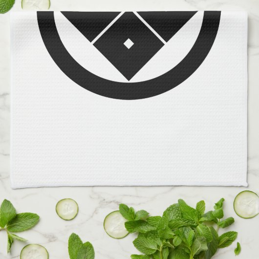 Linge De Cuisine Tilted four-square-eyes in circle (Plié)