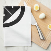 Linge De Cuisine Tilted four-square-eyes in circle (Quart Plié)