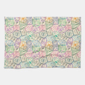 Linge De Cuisine Timbres de Voyage (Horizontal)
