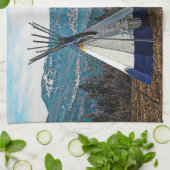 Linge De Cuisine Tipi - Camp d'hiver (Plié)