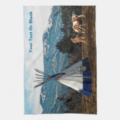 Linge De Cuisine Tipi - Camp d'hiver (Vertical)