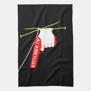 Linge De Cuisine Tiré vers le haut