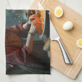 Linge De Cuisine Tisana Barrica Ancienne Soupe d'orge Romaine Servi (Quart Plié)