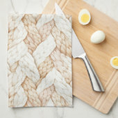 Linge De Cuisine Tissages Blanc Crème (Quart Plié)